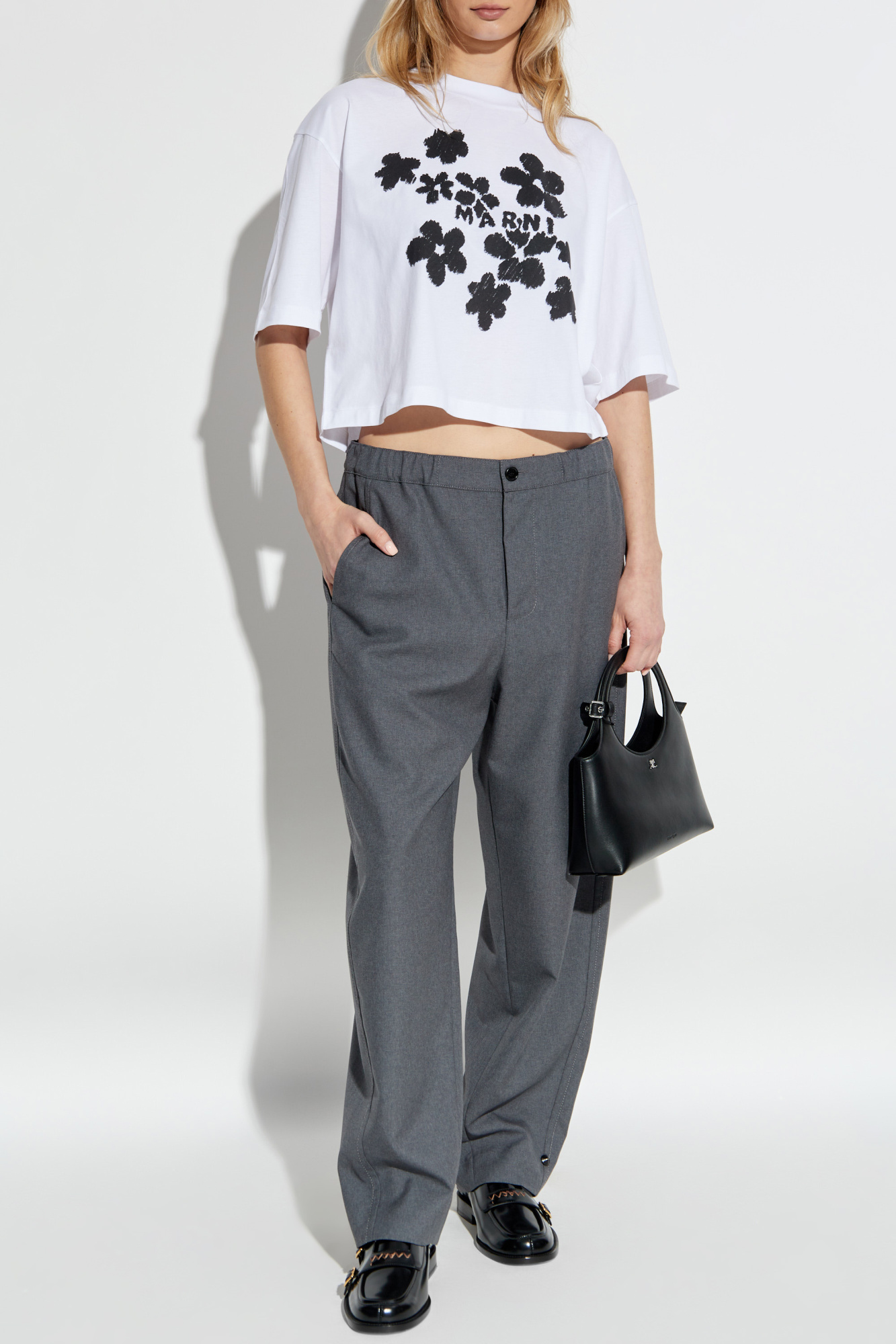 MARNI｜ (THJE0333P4 USCX40 D1W01) Marni T-shirt with floral motif | Women's Clothing | Vitkac